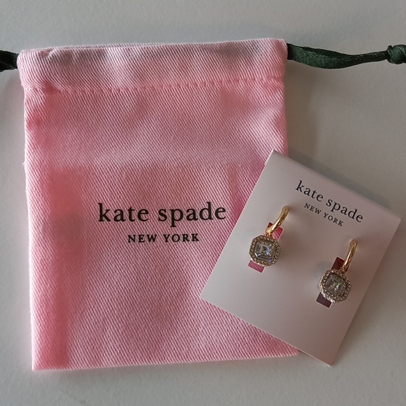 kate spade Jewelry - ⚡SALE⚡Kate Spade Crystal Pave Drop earrings NWT